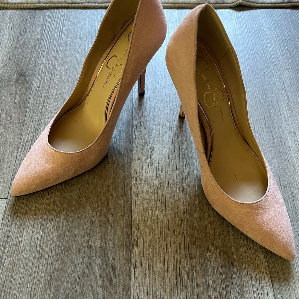 Jessica Simpson Nude Pink Stiletto Heels